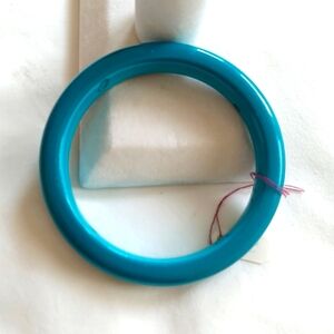 Turquoise Acrylic Bangle Bracelet Shiny Stylish Chic Preppy Sparkles Timeless